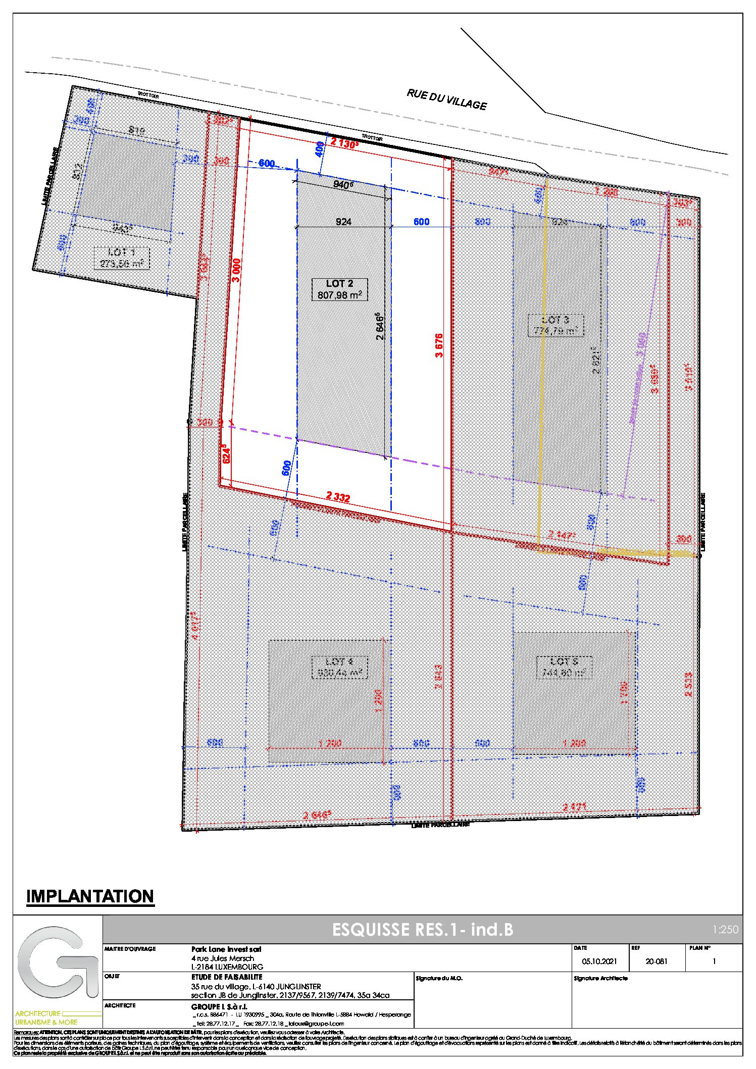 PROJET à JUNGLINSTER