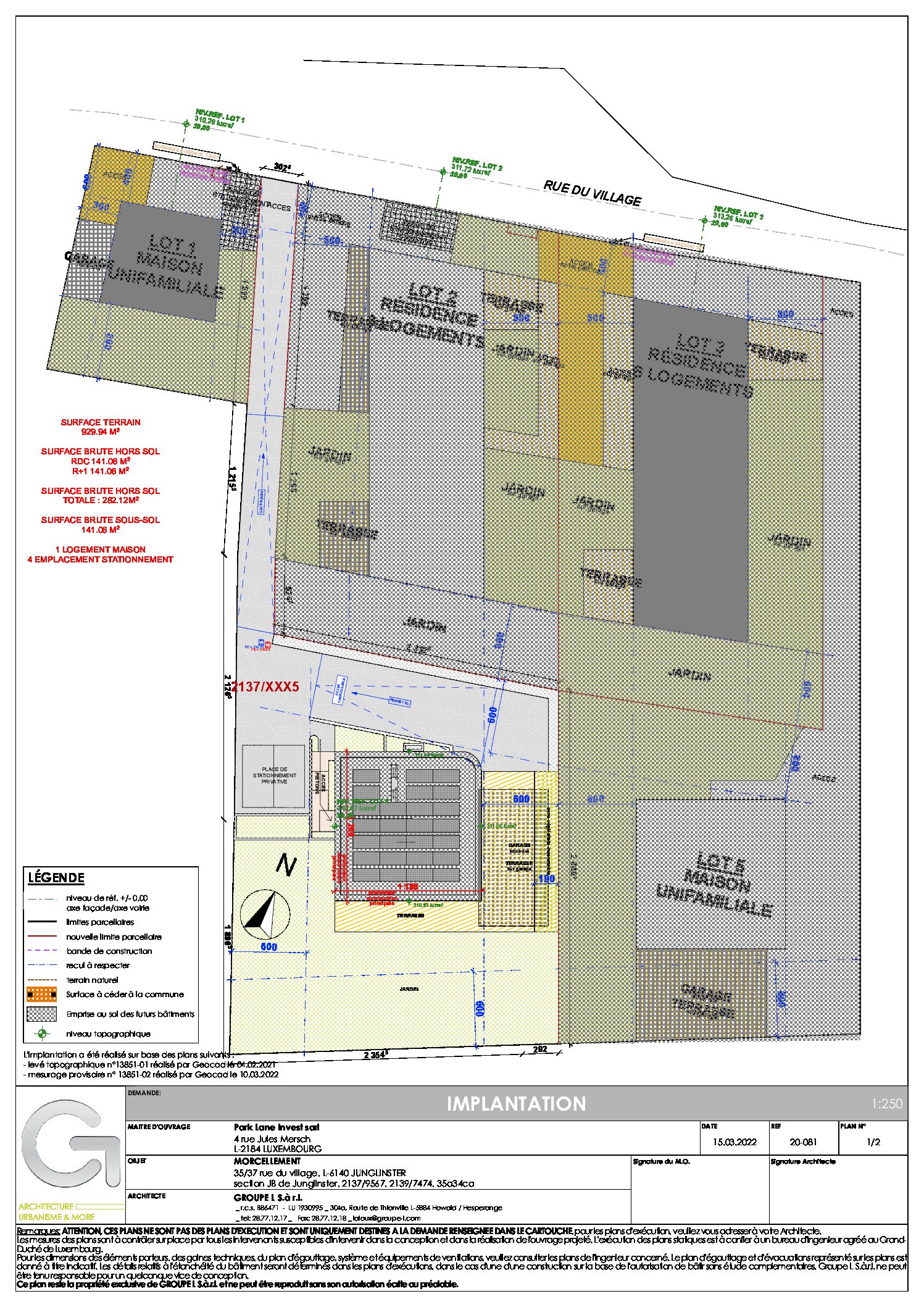 PROJET à JUNGLINSTER