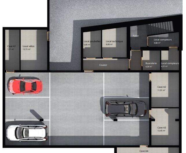 RÉSIDENCE MEADOW Appartement A2 2 chambres avec 39m2 de terrasse